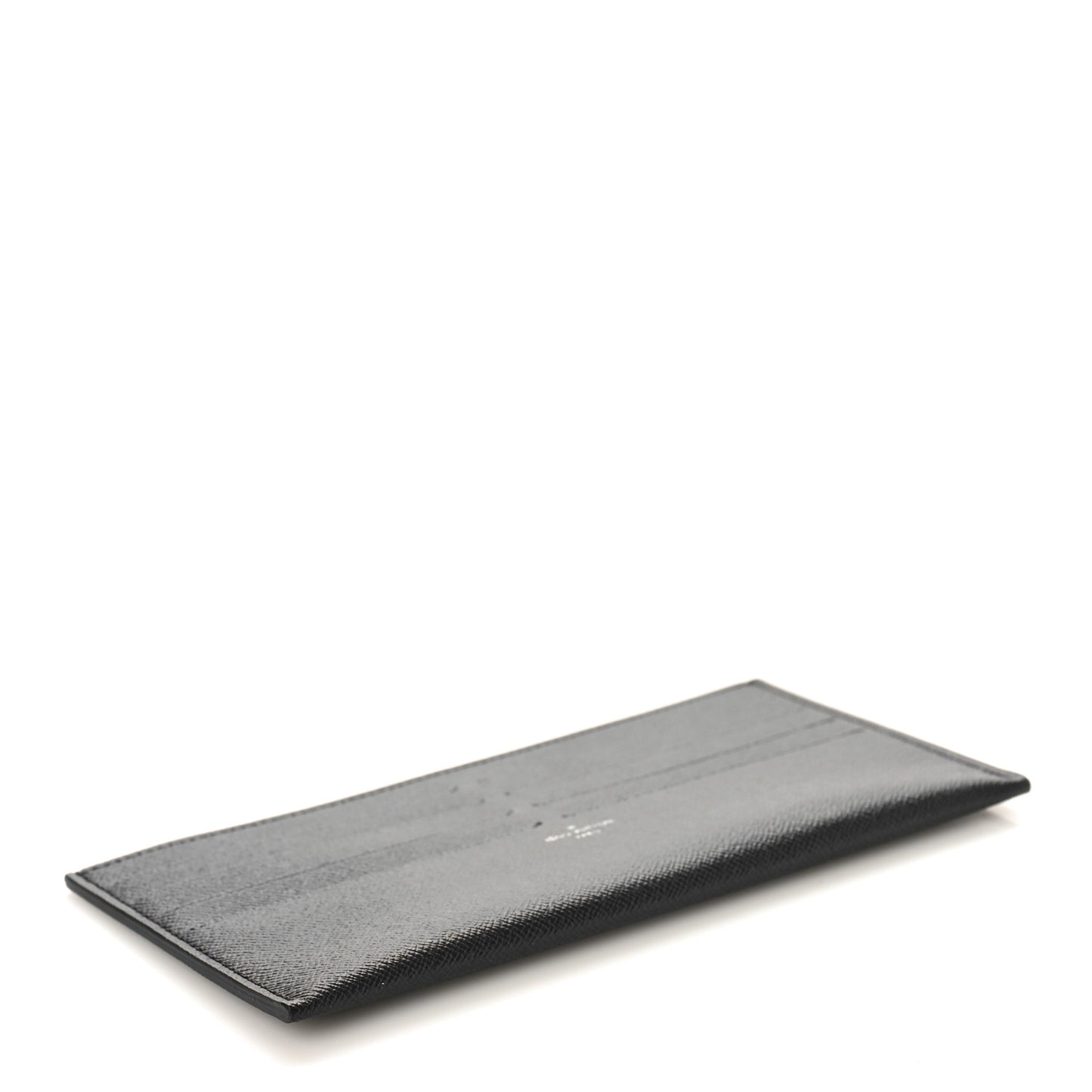 Calfskin Felicie Chain Wallet Card Holder Insert Black