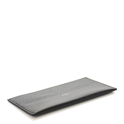 Louis Vuitton Calfskin Felicie Chain Wallet Card Holder Insert Black 4 of 7