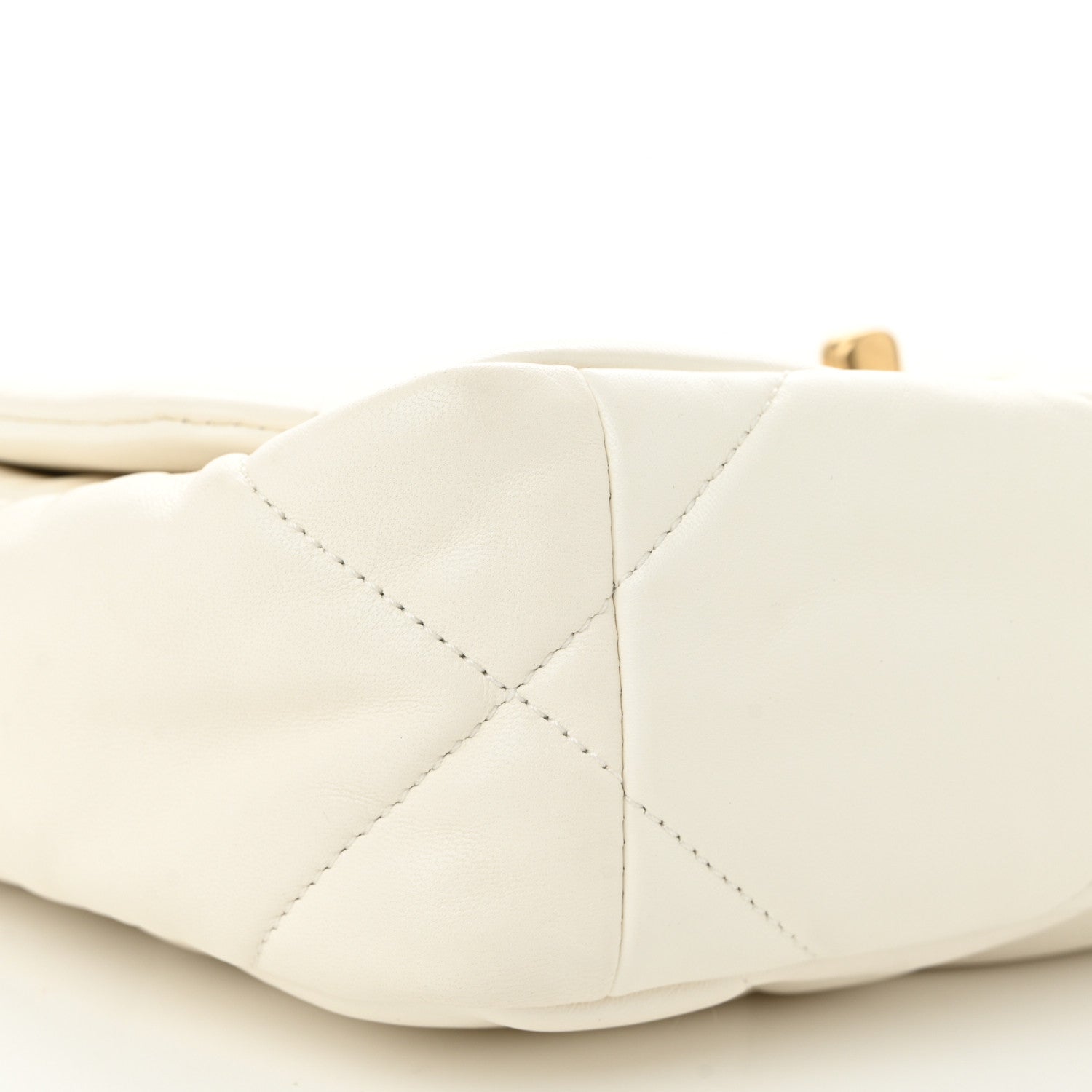 Chanel Lambskin Quilted Medium Chanel 19 Flap White 9 of 11