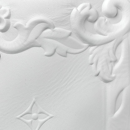 Louis Vuitton Calfskin LV Ornament Sac Plat 24H Optic White 14 of 14