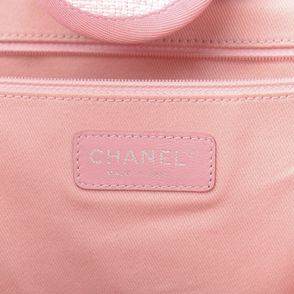 Chanel Canvas Medium Deauville Tote Pink 6 of 11