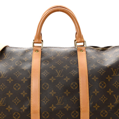 Louis Vuitton Monogram Keepall Bandouliere 55 7 of 9