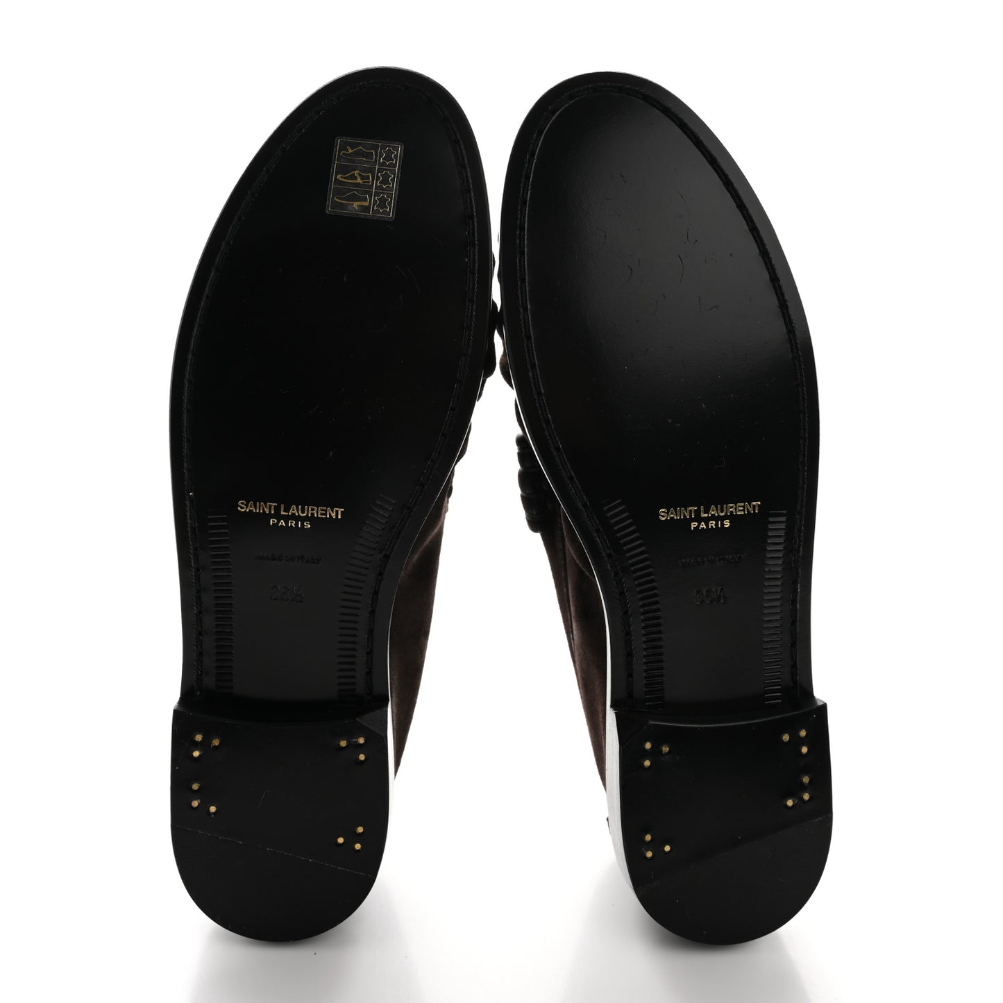 Suede Le Loafer 15 Penny Slippers 36.5 Dark Chocolate