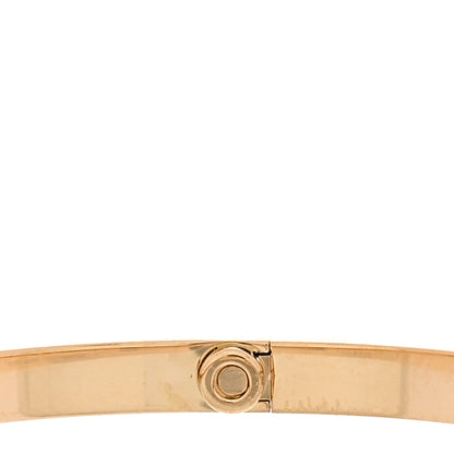 Cartier 18K Yellow Gold 6 Diamond Small LOVE Bracelet 16 7 of 9
