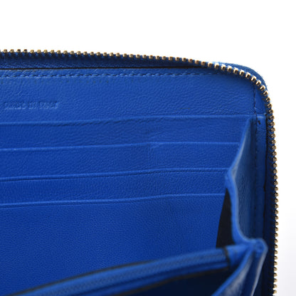 Alexander McQueen Nappa Skull Continental Zip Wallet Blue 7 of 11