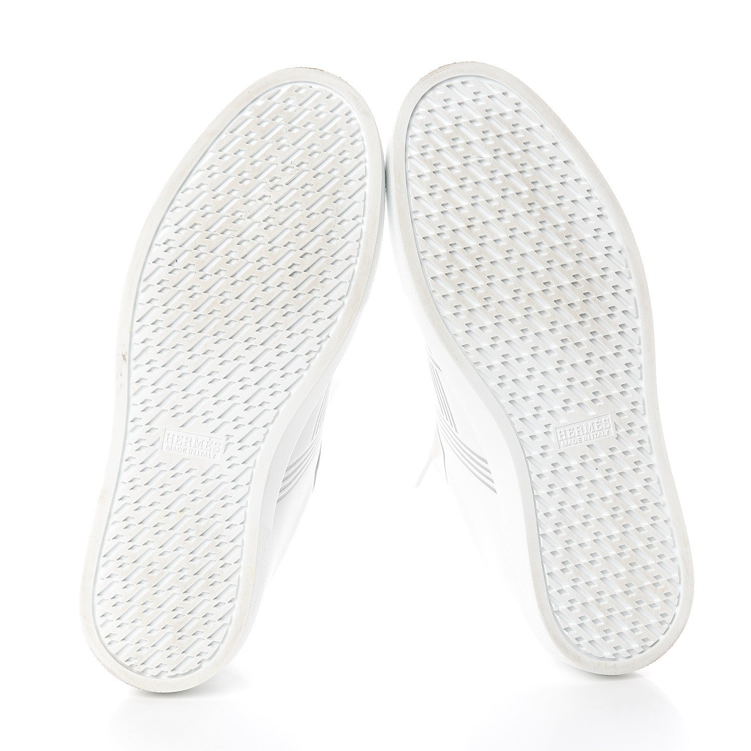 Hermes Nappa Womens Avantage Sneakers 38 White Argent 5 of 7