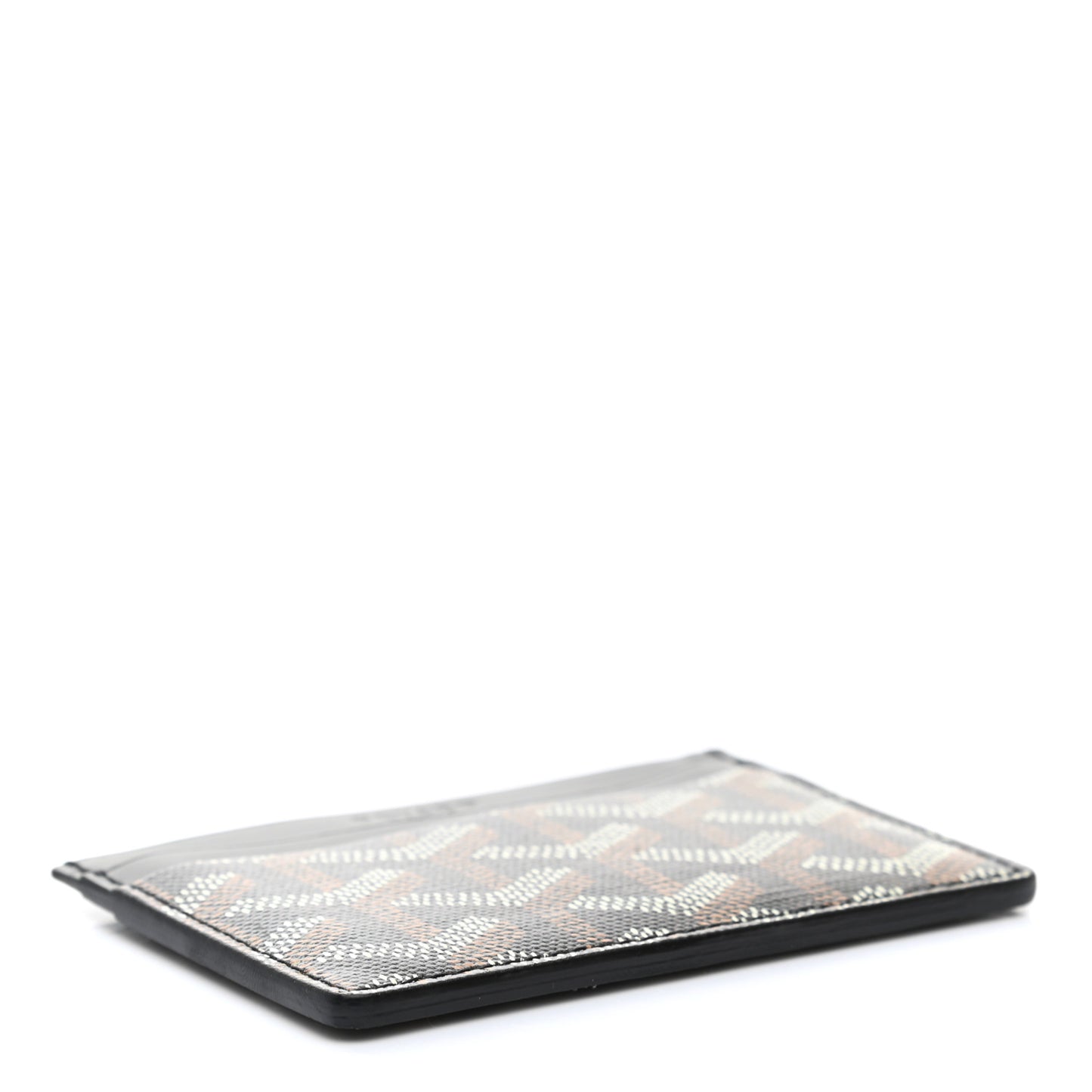 Goyardine Saint Sulpice Card Holder Black