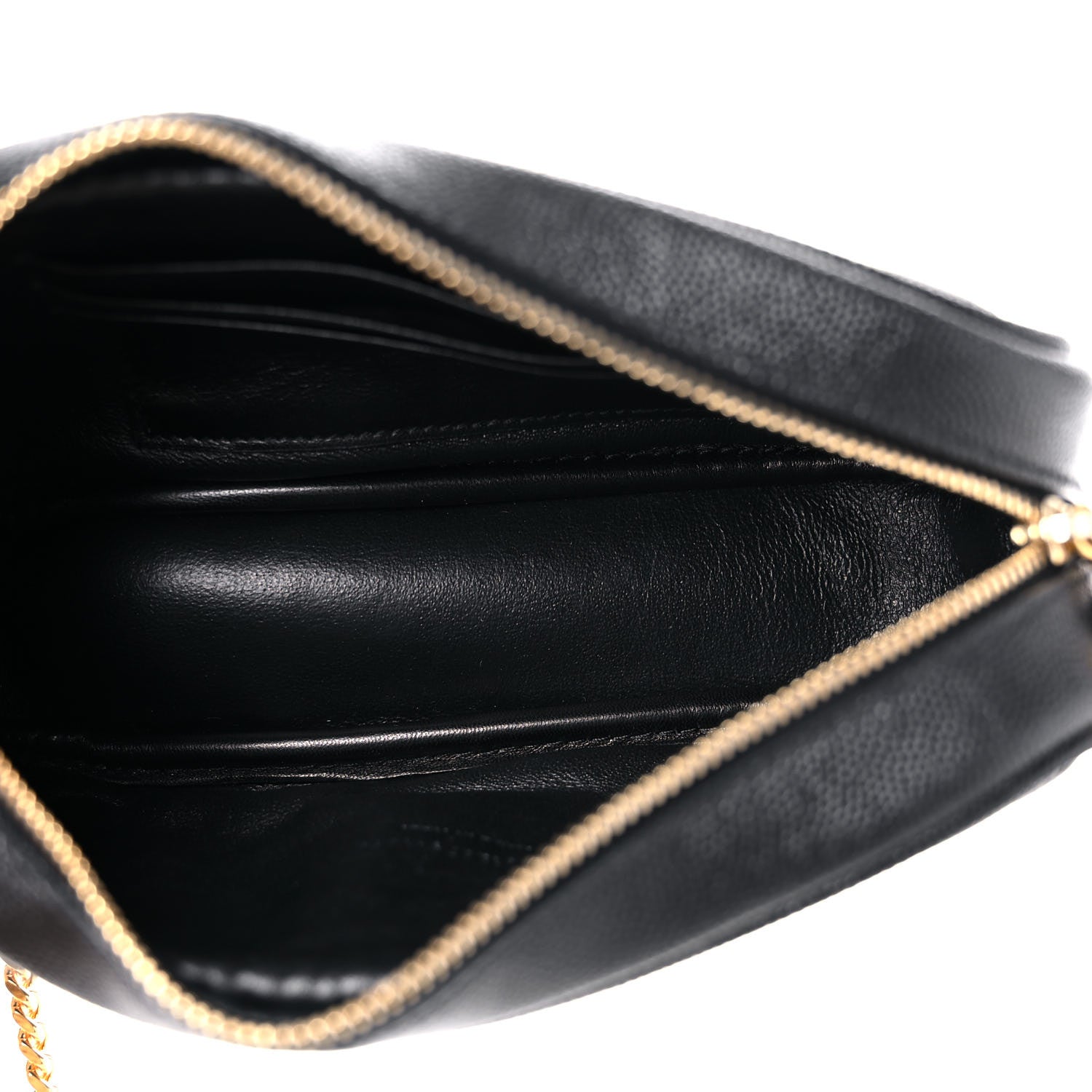 Saint Laurent Grain De Poudre Matelasse Monogram Mini Lou Camera Bag Black 5 of 8