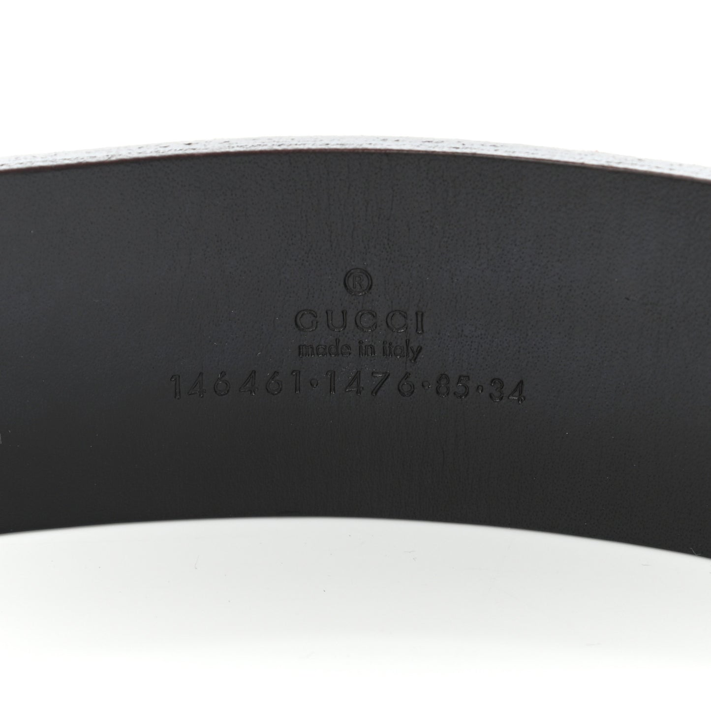 Guccissima Belt 85 34 Dark Brown