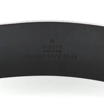 Gucci Guccissima Belt 85 34 Dark Brown 3 of 10