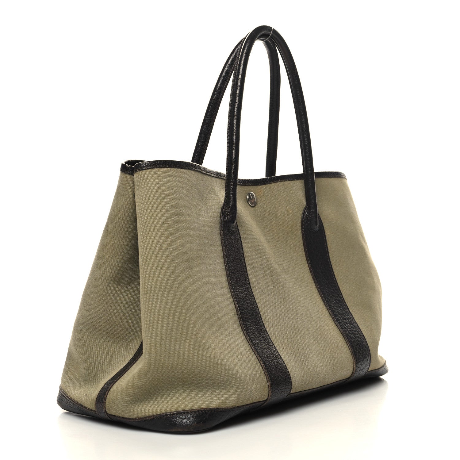 Hermes Buffle Skipper Toile Garden Party 36 MM Tote Olive 3 of 16