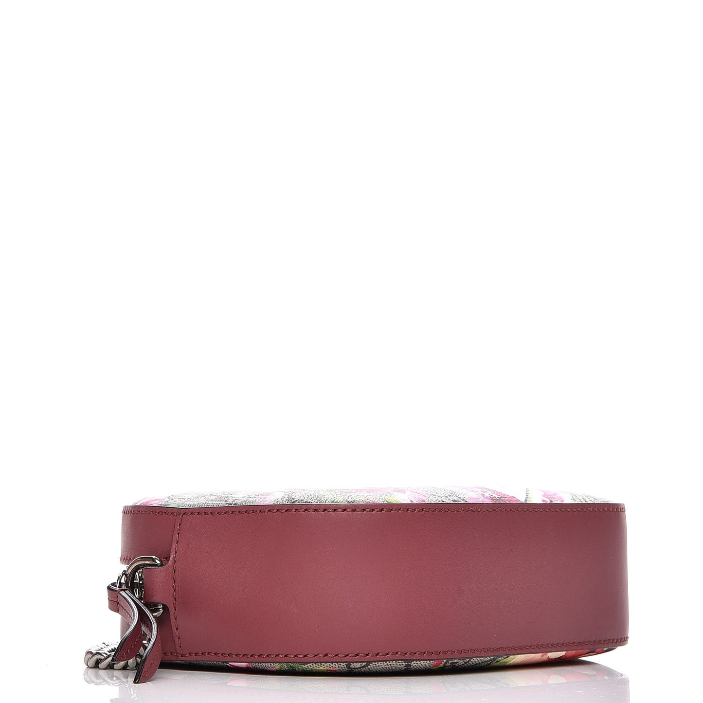 GG Supreme Monogram Blooms Mini Chain Shoulder Bag Beige Multicolor Dry Rose