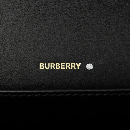 Burberry Calfskin Vintage Check New Hampshire Bag Black 6 of 10