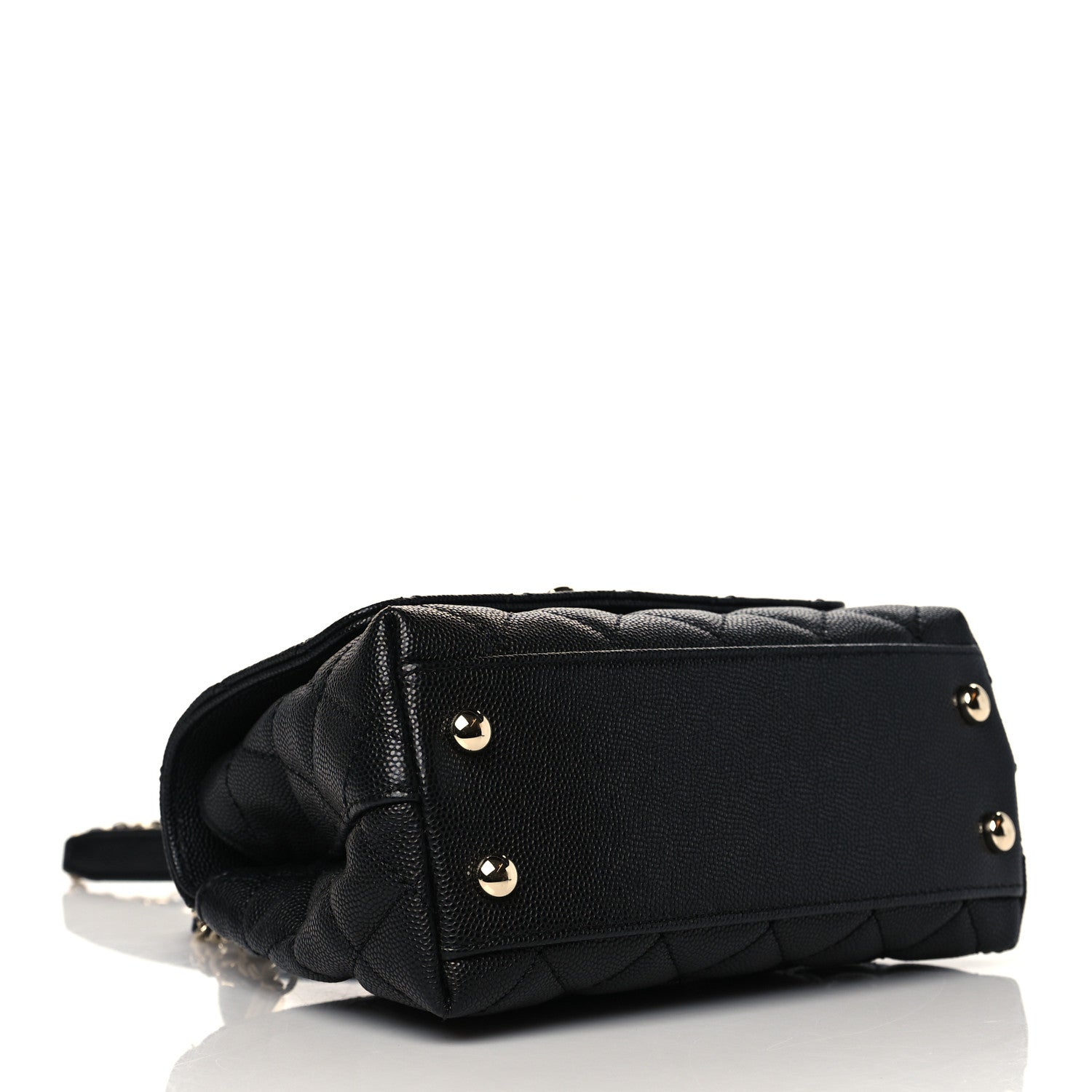 Chanel Caviar Quilted Extra Mini Coco Handle Flap Black 4 of 11