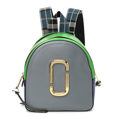 Marc Jacobs Saffiano Snapshot Backpack Slate Multicolor 1 of 12