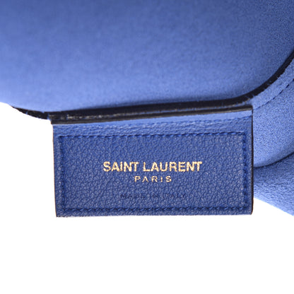 Saint Laurent Calfskin Large Shopping Tote Ultramarine 7 of 11
