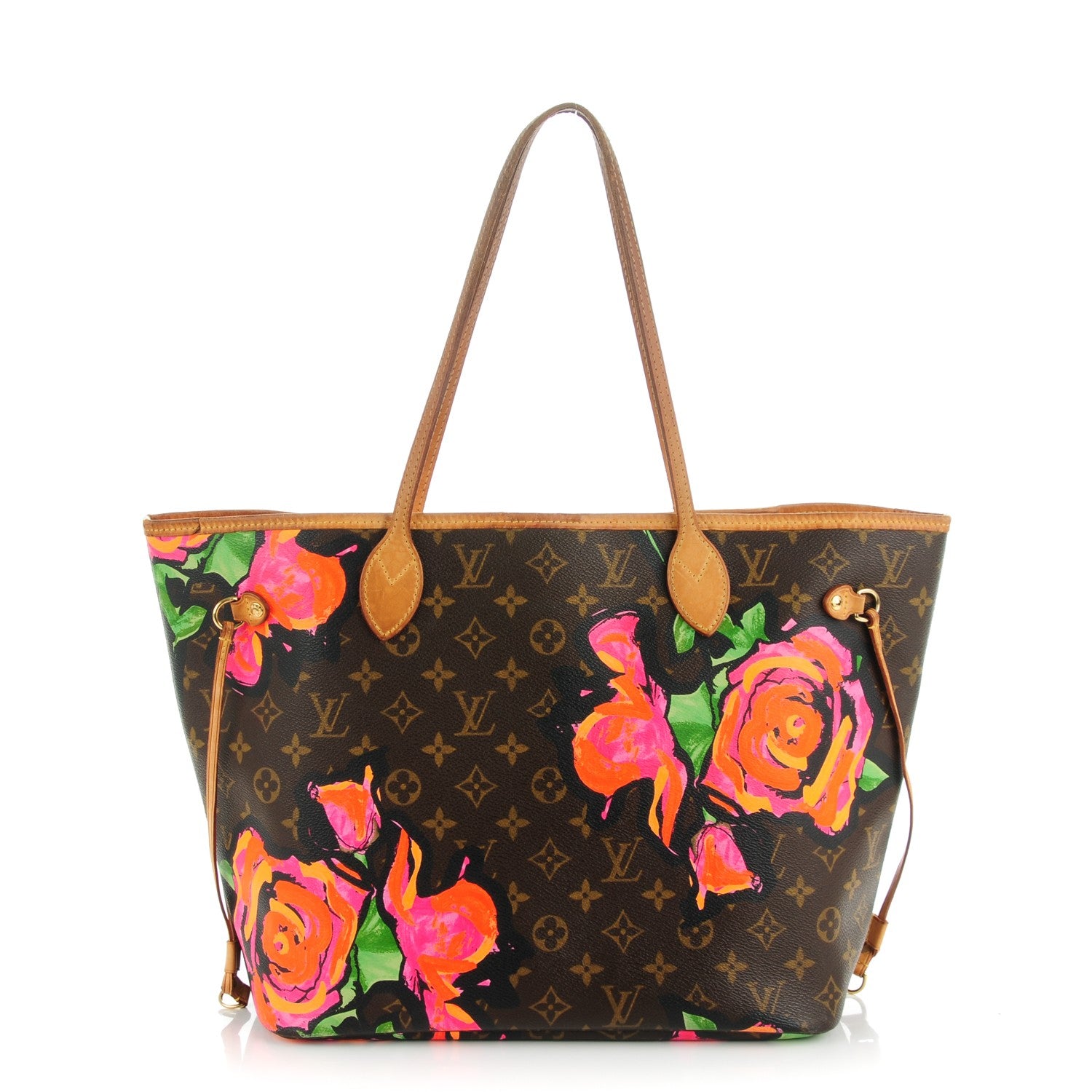 Louis Vuitton Monogram Roses Neverfull MM 1 of 10