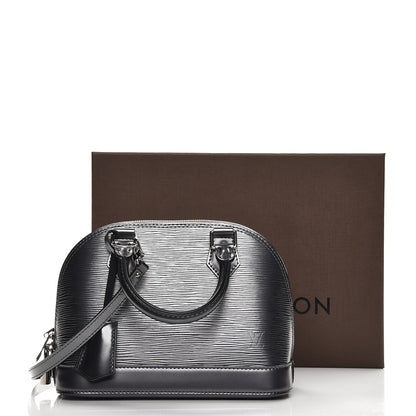 Louis Vuitton Epi Alma BB Anthracite Nacre 8 of 8