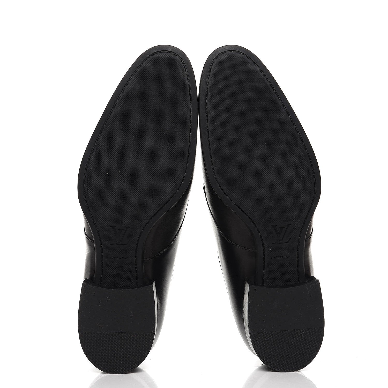Louis Vuitton Lambskin Derby Lace Up Shoes 8 Black 5 of 8