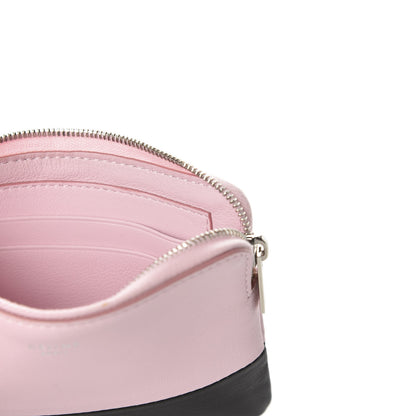 Celine Lambskin Bi-Color Solo Coin Card Case Pale Pink Espresso 6 of 8