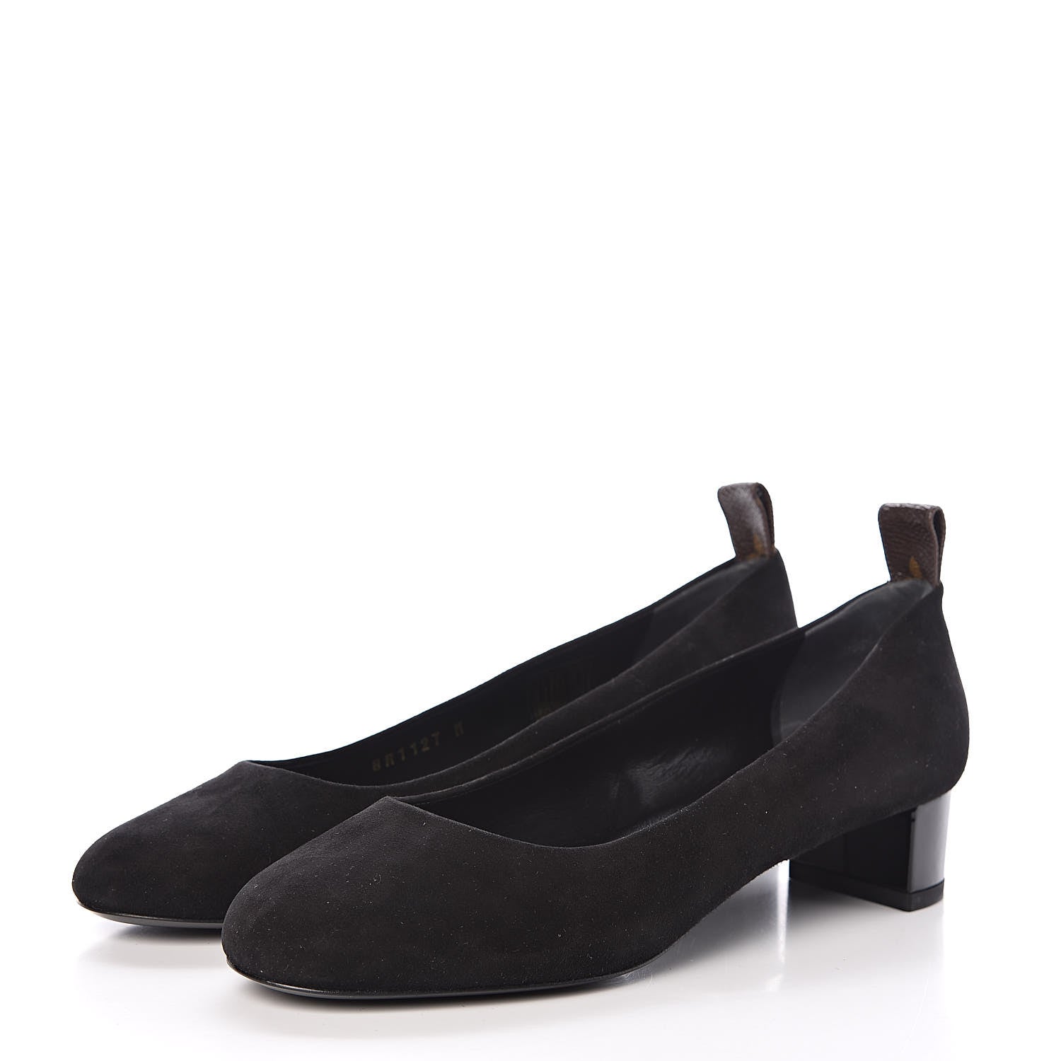 Louis Vuitton Suede Uniformes Pump 36 Black 3 of 7