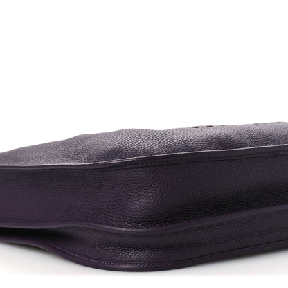 Hermes Taurillon Clemence Evelyne III TGM Prune 9 of 10