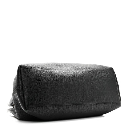 Gucci Pebbled Calfskin Medium Soho Chain Shoulder Bag Black 4 of 10
