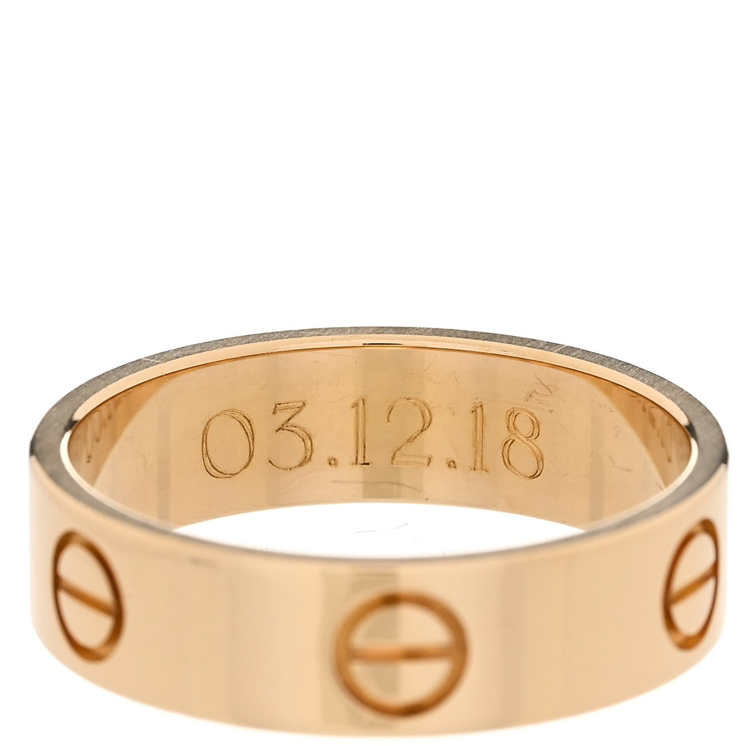 Cartier 18K Yellow Gold 5.5mm LOVE Ring 57 8 5 of 6