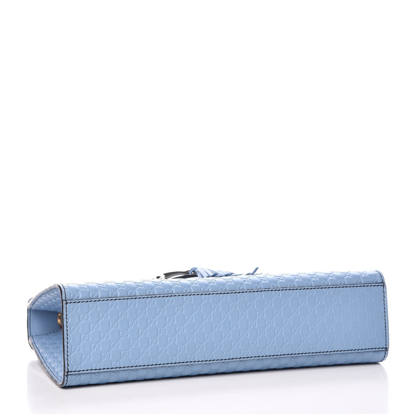 Microguccissima Medium Emily Chain Shoulder Bag Mineral Blue