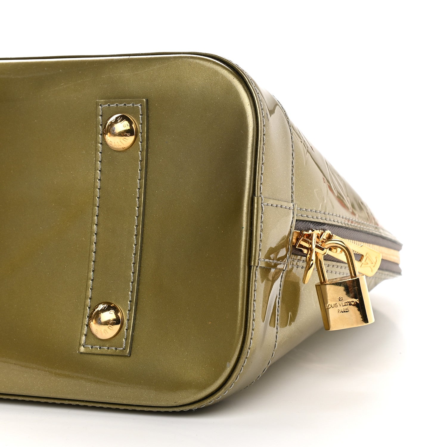 Louis Vuitton Vernis Alma PM Gris Art Deco 8 of 13