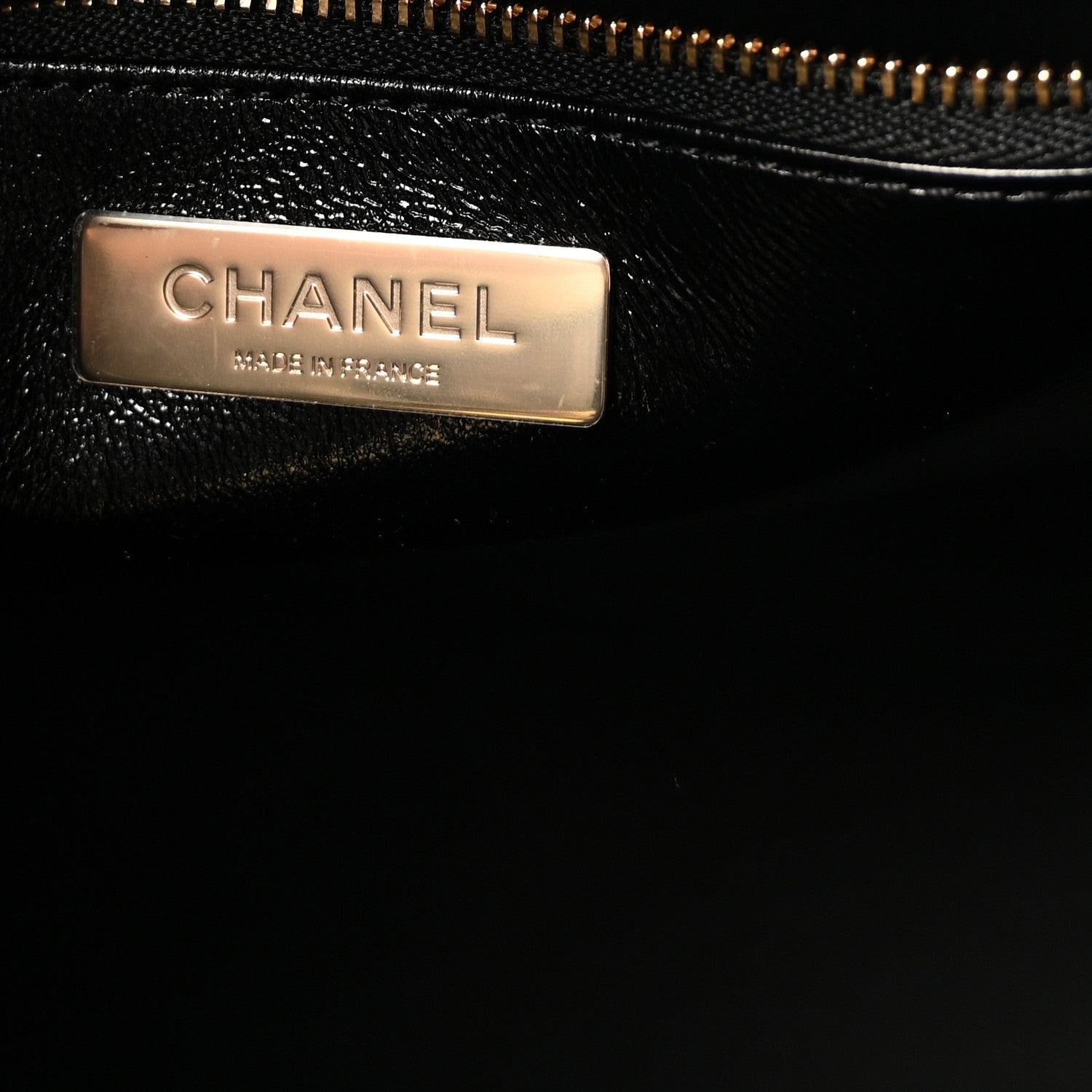 Chanel Shiny Lambskin Quilted Large 31 Shopping Bag Black 6 of 10