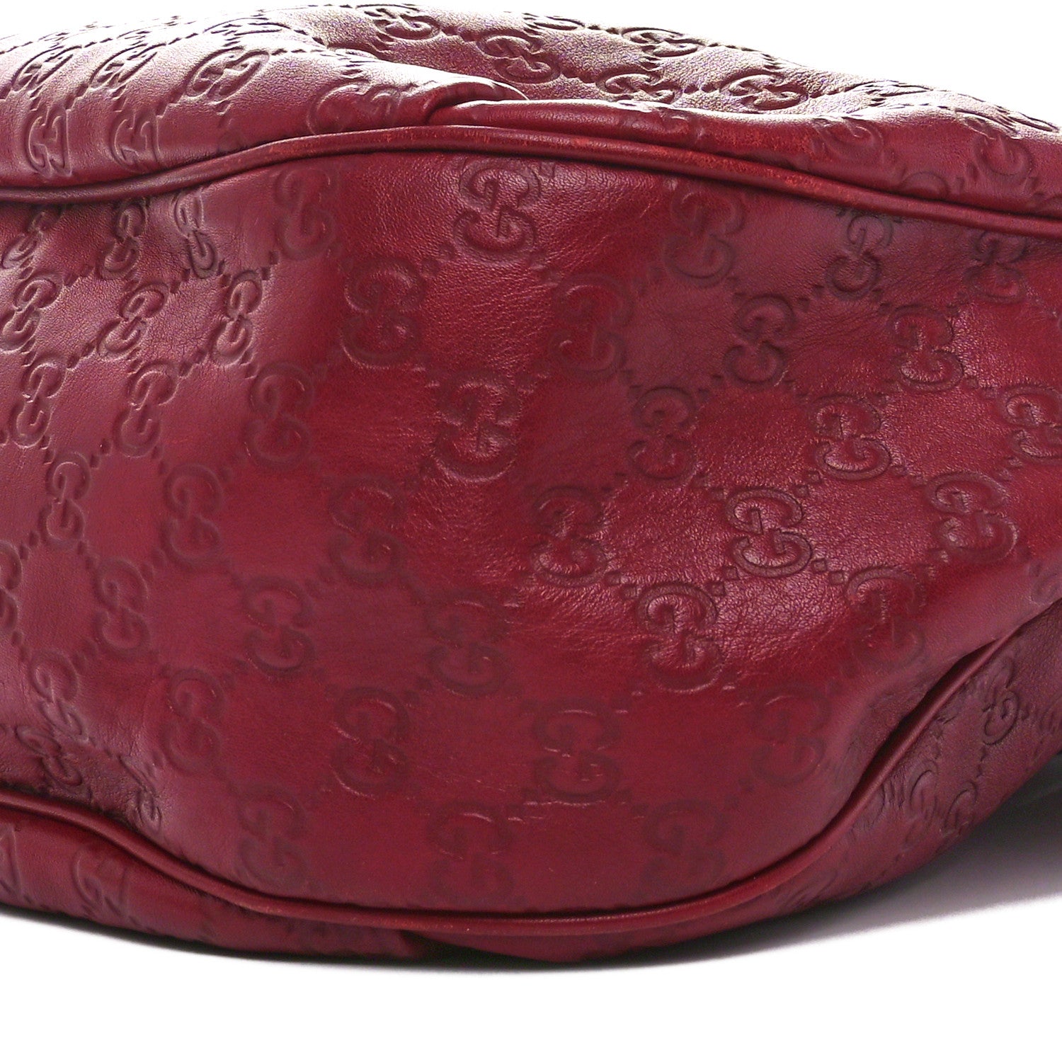 Gucci Soft Guccissima Medium Emily Hobo Classic Ruby 10 of 10