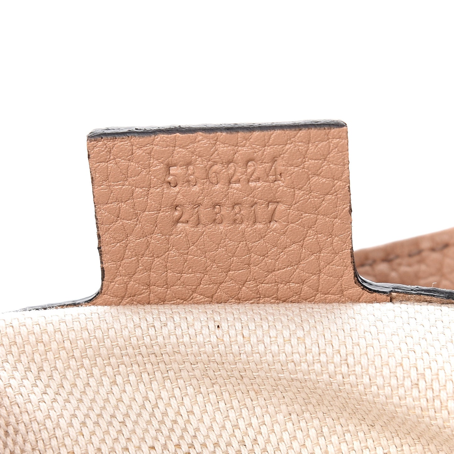 Pebbled Calfskin Medium Soho Flap Crossbody Camelia