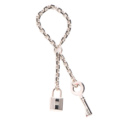 Hermes Palladium Key and Lock Scarf Ring 1 of 4
