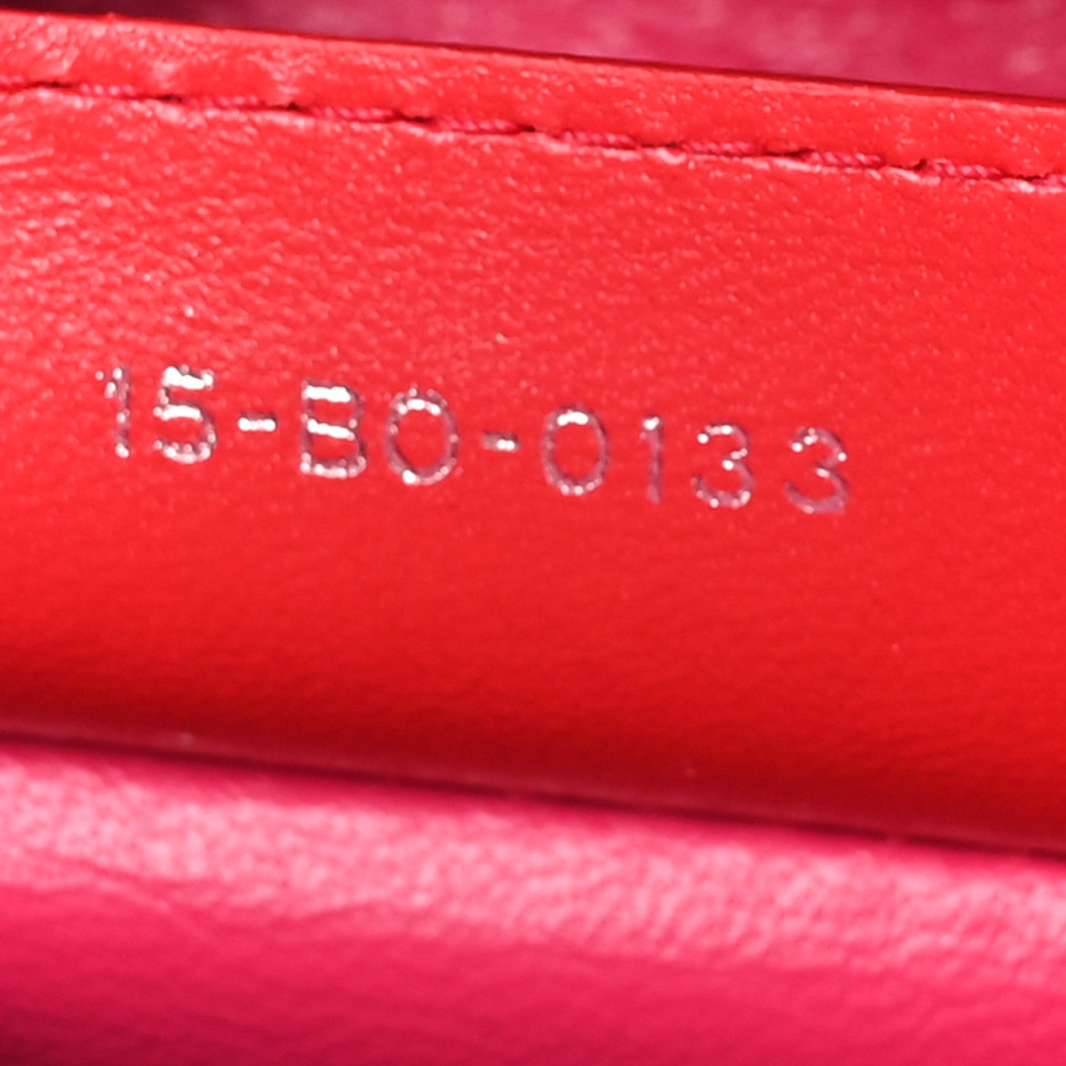 Christian Dior Lambskin Cannage Large Bi-Color Lady Dior Orange Fuchsia 7 of 10