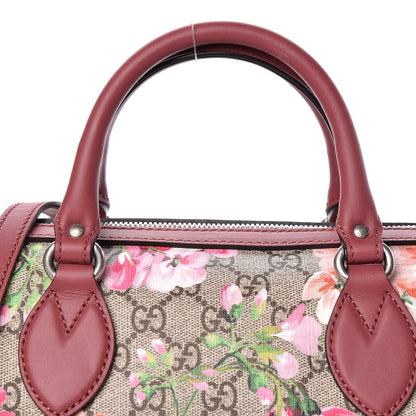 Gucci GG Supreme Monogram Blooms Small Boston Beige Multicolor Dry Rose 10 of 10