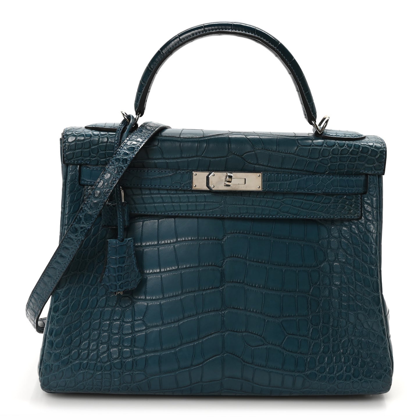 Matte Alligator Kelly Retourne 32 Colvert