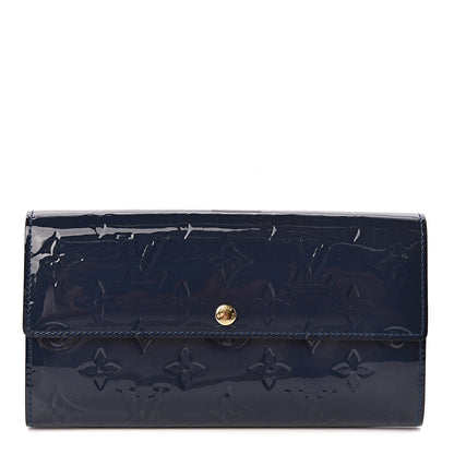 Louis Vuitton Vernis Sarah Wallet Grand Blue 1 of 8