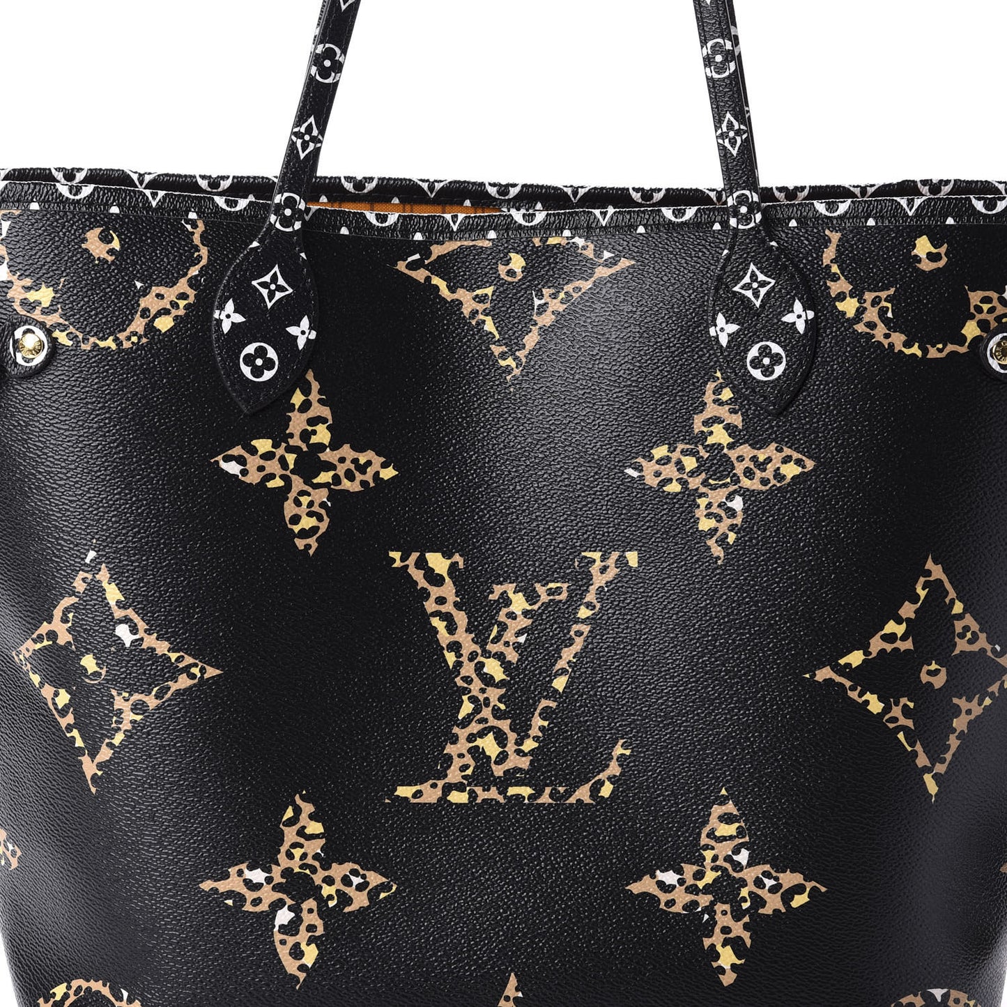 Monogram Giant Jungle Neverfull MM Black