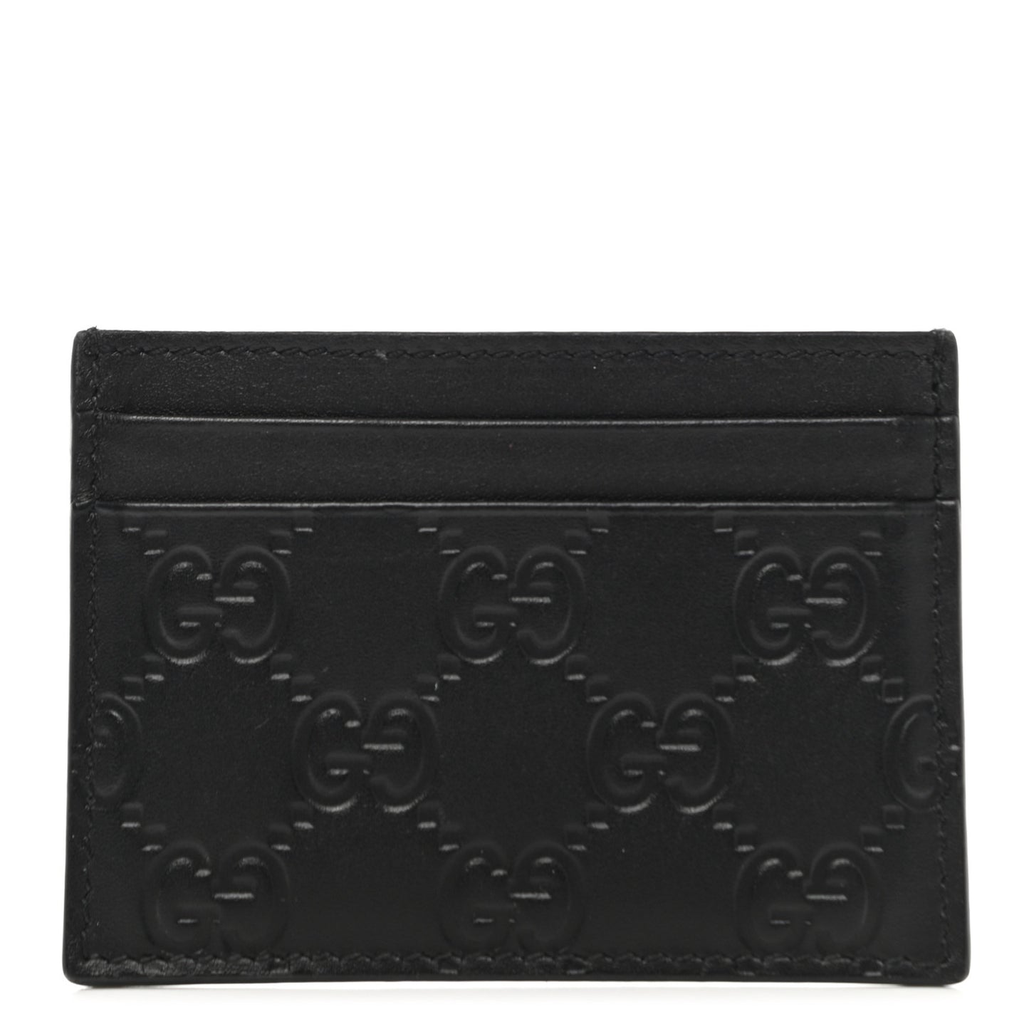 Guccissima Card Holder Black