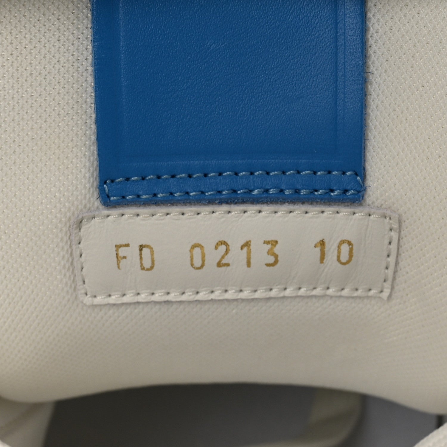 Louis Vuitton LV X YK Calfskin Printed Mens Infinity Dots Trainer Sneakers 10 White Blue 10 of 11