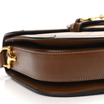 Gucci GG Supreme Monogram Horsebit 1955 Shoulder Bag Beige Brown Sugar 12 of 14