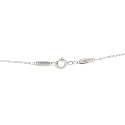 Tiffany Sterling Silver 12mm Elsa Peretti Bean Pendant Necklace 3 of 3