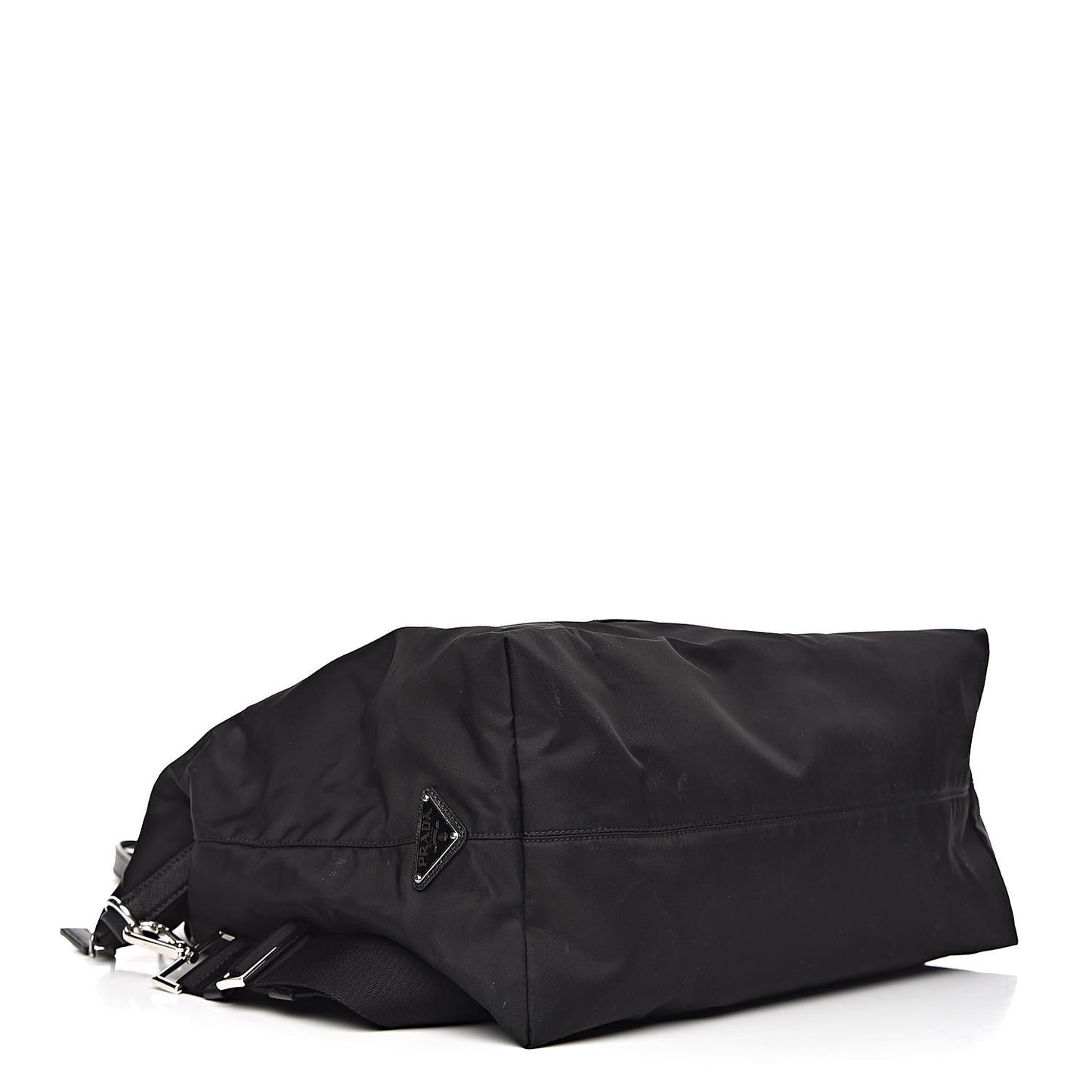 X JAMES JEAN Tessuto Nylon Patch Shopping Tote Black