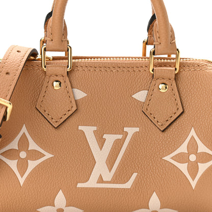 Louis Vuitton Empreinte Monogram Giant Nano Speedy Arizona Creme 7 of 10