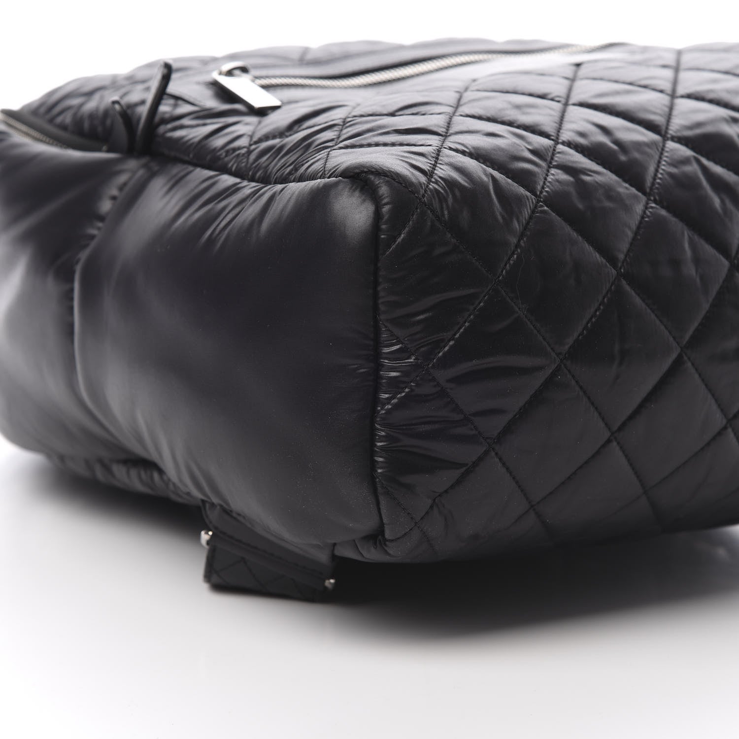 Chanel Nylon Quilted Coco Cocoon Backpack Black 8 of 9