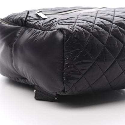 Chanel Nylon Quilted Coco Cocoon Backpack Black 8 of 9