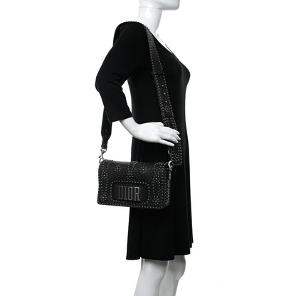 Christian Dior Calfskin Studded Dio(r)evolution Flap Bag Black 1 of 10