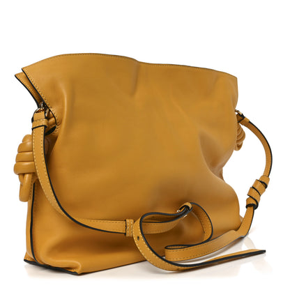 Loewe Nappa Medium Flamenco Knot Bag Mustard 3 of 9