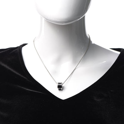 Bulgari Sterling Silver Ceramic Save The Children Pendant Necklace 2 of 7